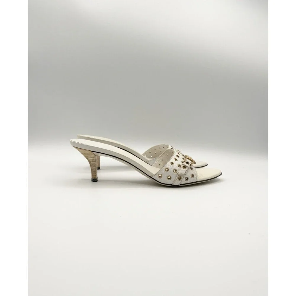 Gucci white leather